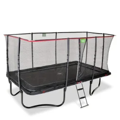 Exit - Cama elástica PeakPro 244 x 427 cm negro