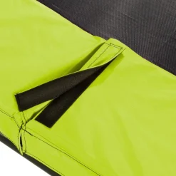 Exit - Cama elástica Silhouette redonda de suelo verde 427 cm