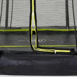 Exit - Cama elástica Silhouette rectangular de suelo 214 cm