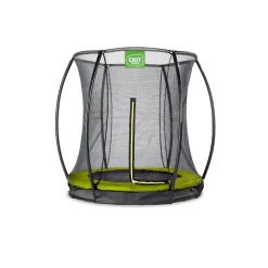 Exit - Cama elástica Silhouette redonda de suelo verde 183 cm