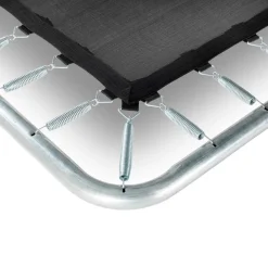 Exit - Cama elástica Silhouette rectangular rosa 244 cm