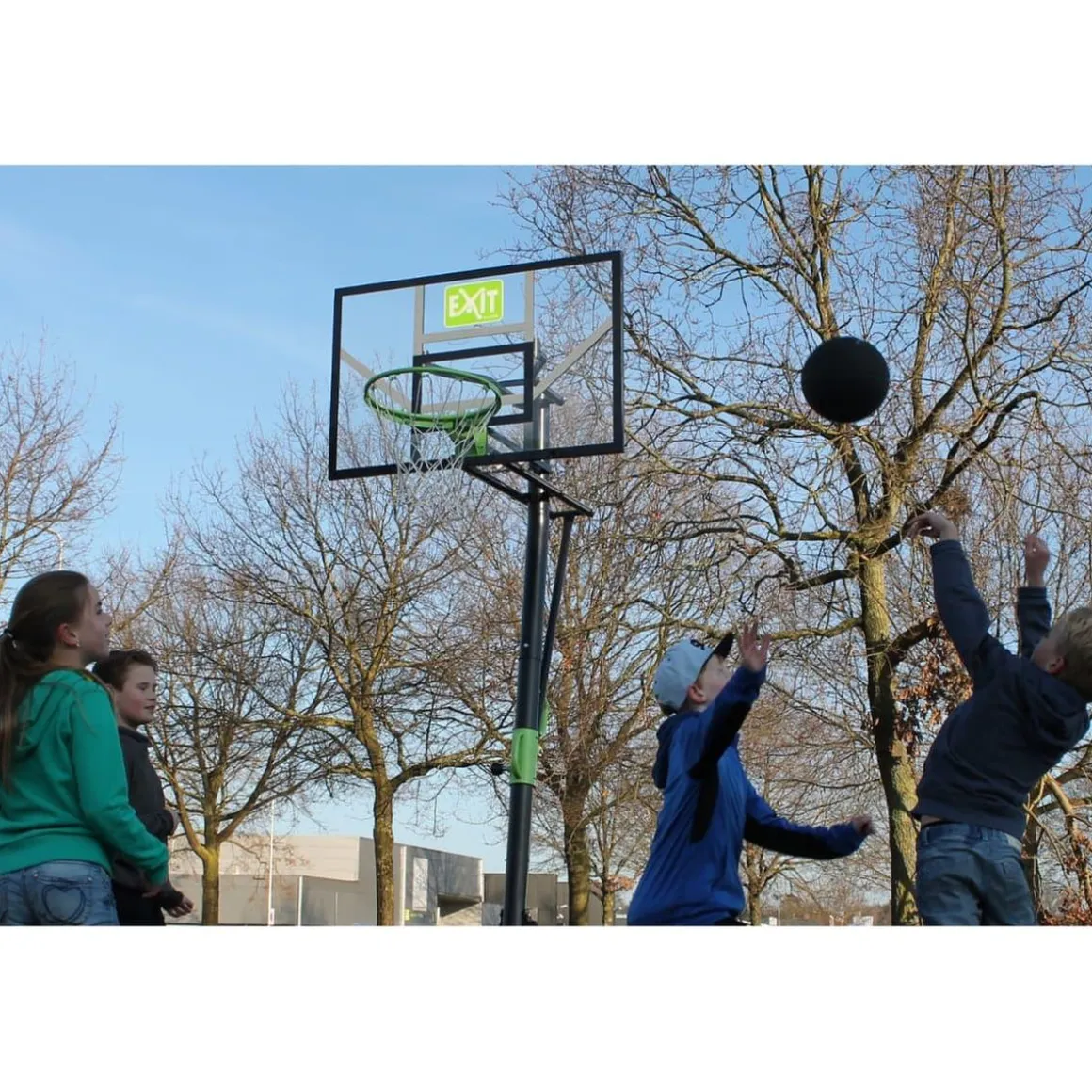 Exit - Canasta de baloncesto Galaxy para suelo