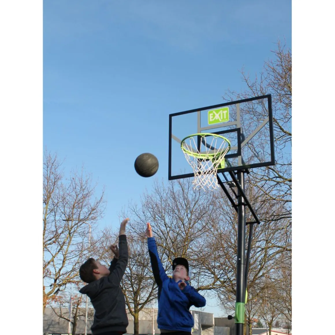 Exit - Canasta de baloncesto Galaxy para suelo