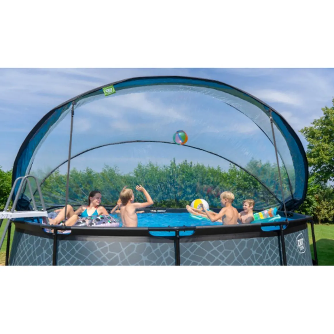 EXIT - Cúpula de piscina redonda 450 cm