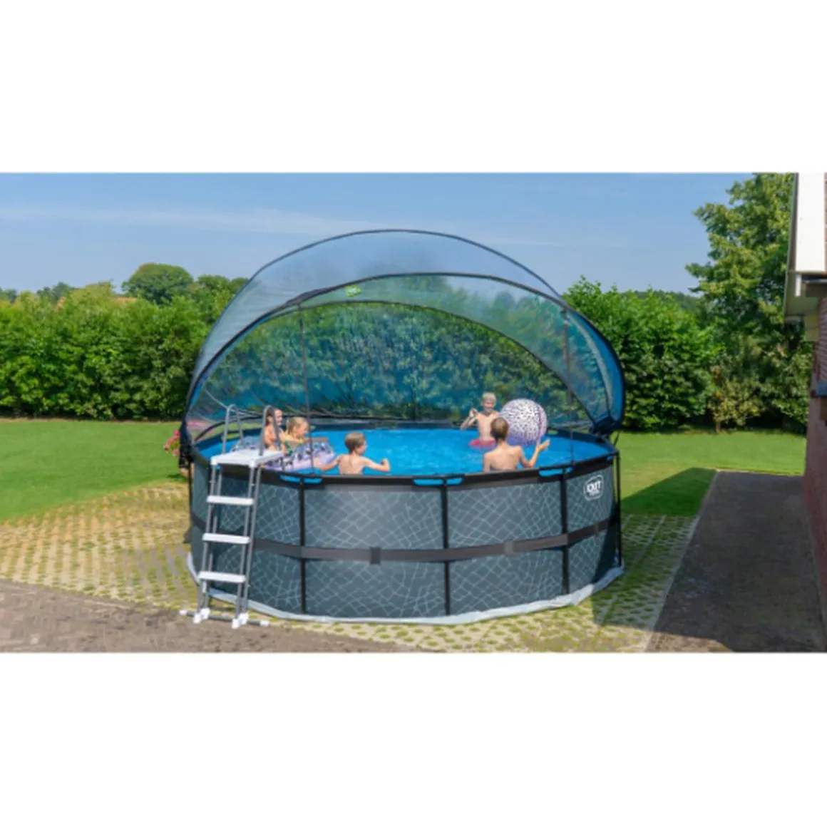 EXIT - Cúpula de piscina redonda 450 cm