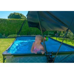 EXIT - Toldo de piscina rectangular 220 cm