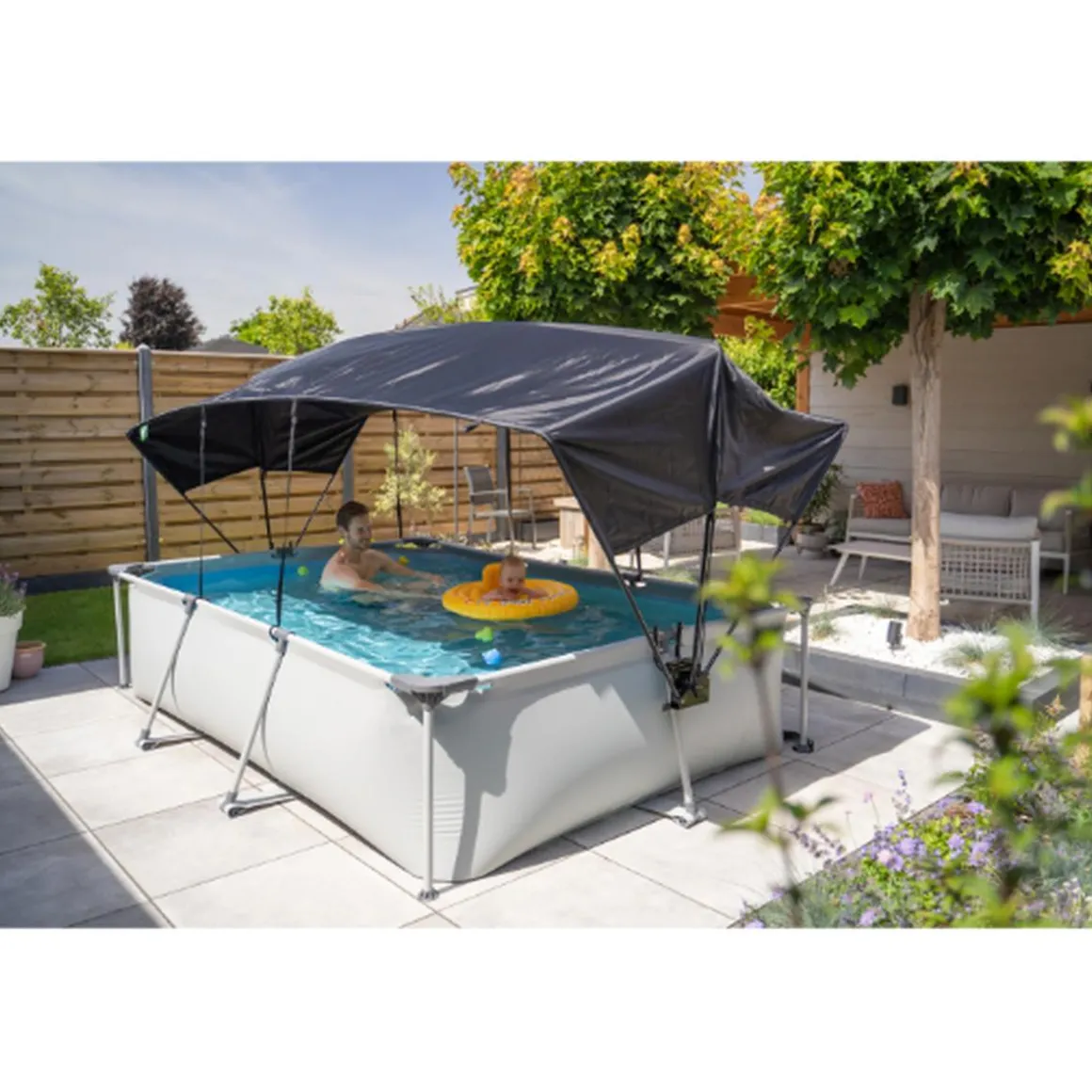 EXIT - Toldo de piscina rectangular 300 cm