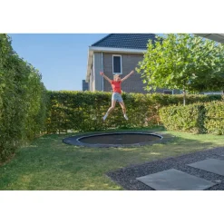 Exit - Trampolín deportivo de suelo Dynamic 427 cm negro
