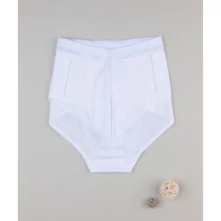 Faja de embarazo blanca con cierre de velcro