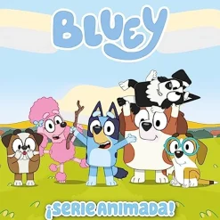 Famosa - Bluey - Pack 4 Figuras articuladas de personajes de Serie de Dibujos Animados ㅤ