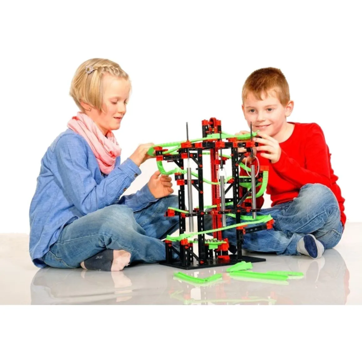 Fischer Technik - Set de construcción para canicas Dynamic M