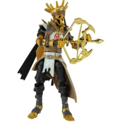 Fortnite - Figura articulada Fortnite Oro Grado maestre 10cm con accesorios ㅤ