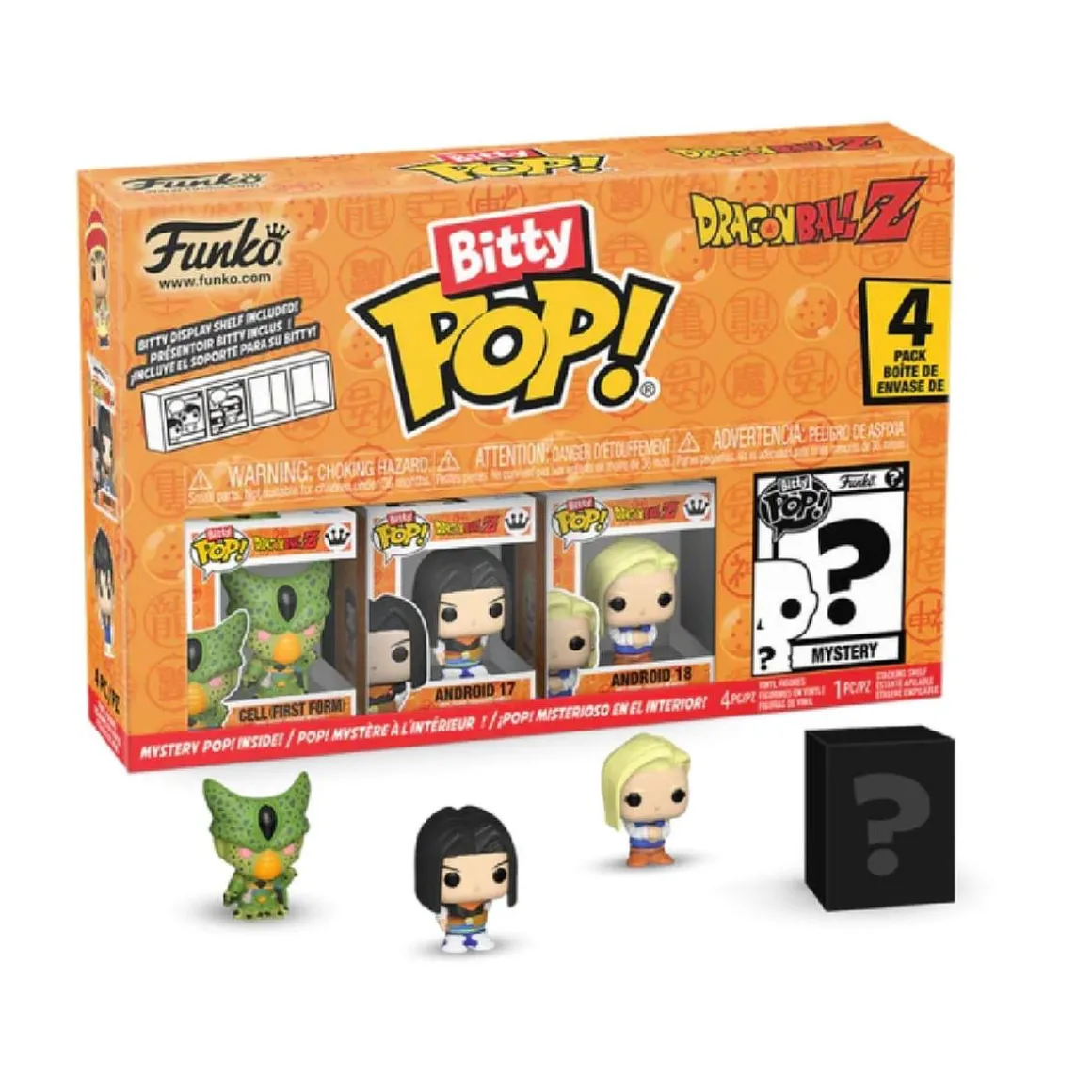 Funko Bitty Pop! - Dragon Ball Z - Pack 4 figuras (Varios modelos)