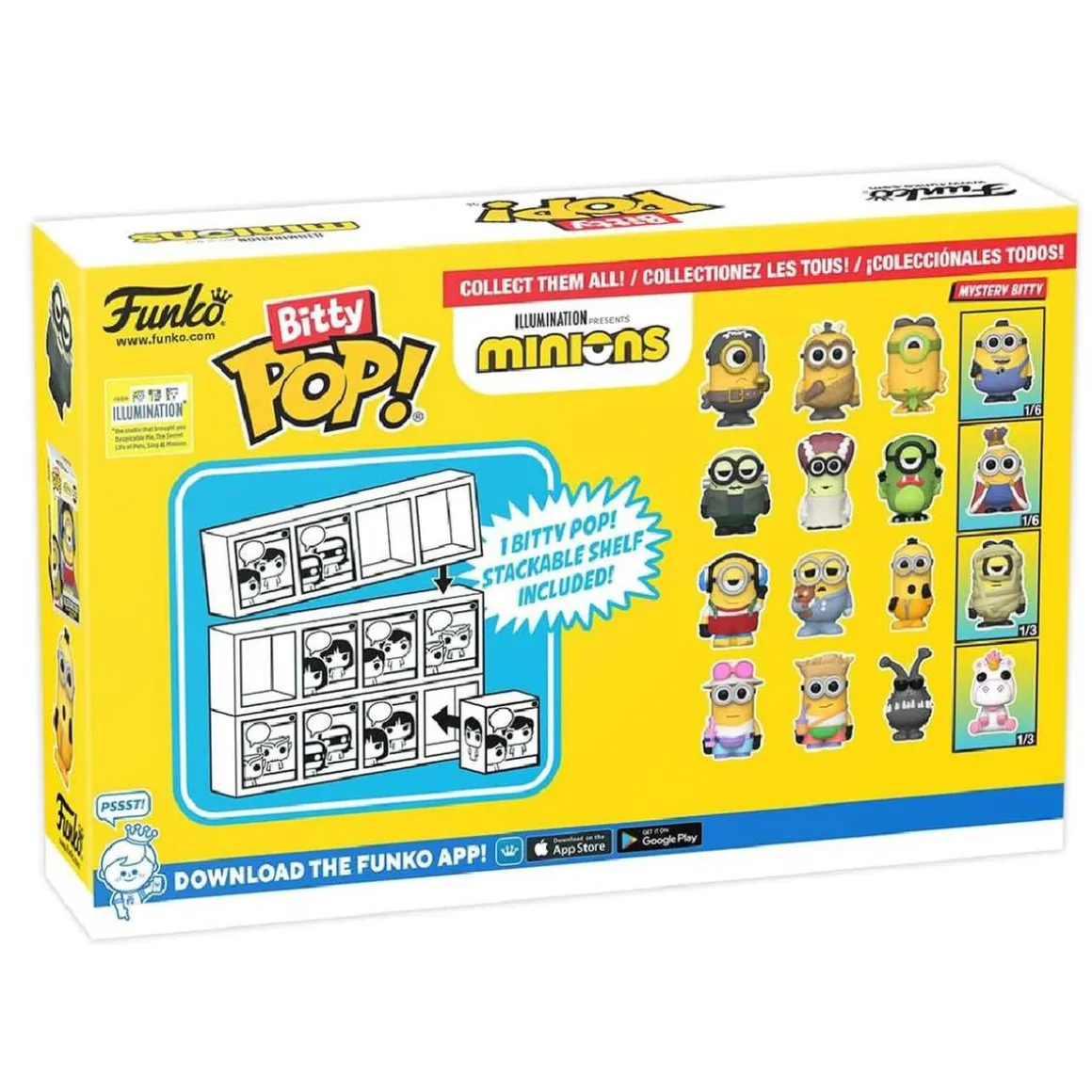 Funko Bitty POP! - Minions - Pack 4 figuras (varios modelos)