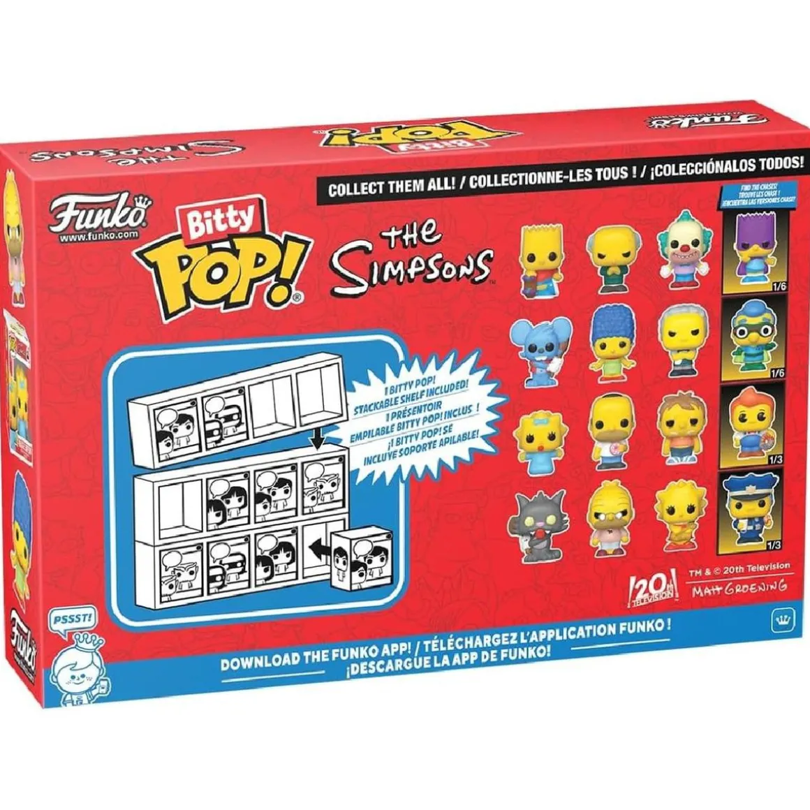 Funko Bitty Pop! - The Simpsons - Pack de 4 Figuras (Varios Modelos)