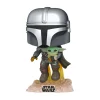 Funko Pop! - Star Wars - El Mandaloriano y Baby Yoda volando