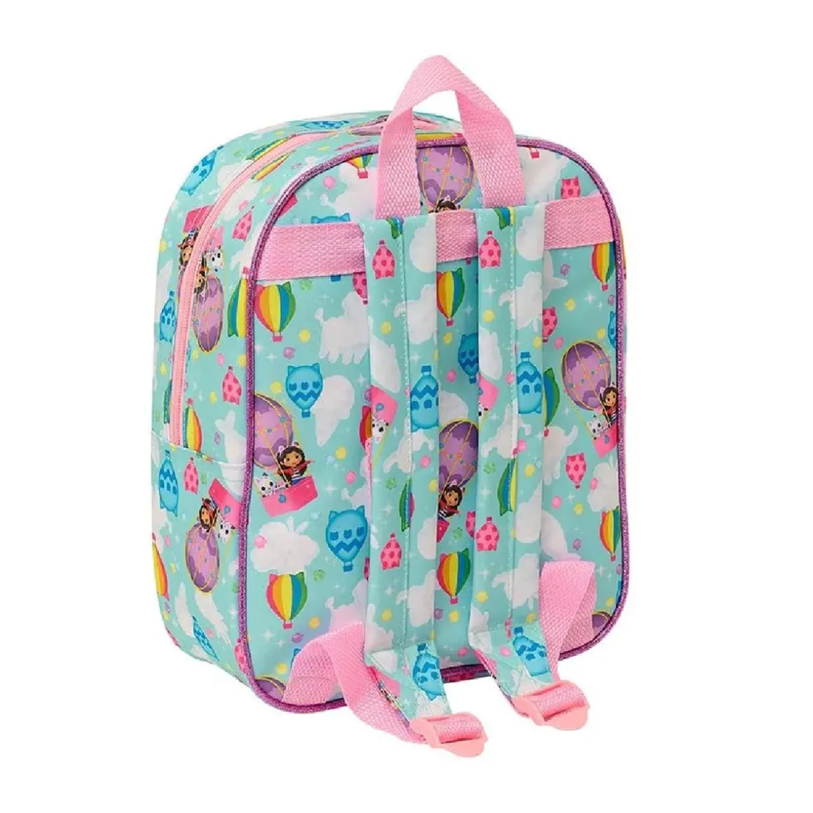 Gabby's Dollhouse - Mochila Guardería 3D con bolsillo red