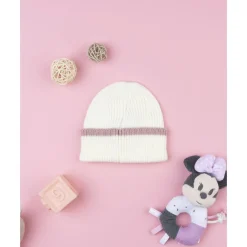 Gorro blanco de niña Disney Minnie