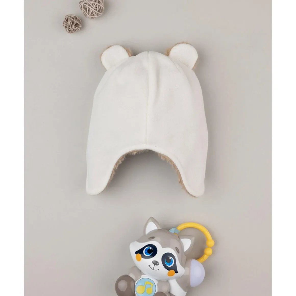 Gorro de forro polar teddy para niño