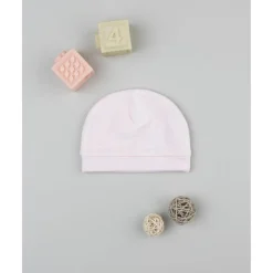 Gorro rosa modelo cuculo para niña