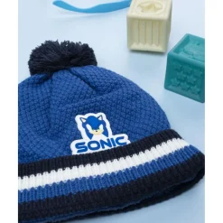 Gorro tricot azul niño – Sonic