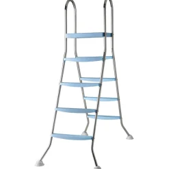 Gre - Escalera de 142 cm para piscinas de 132 cm