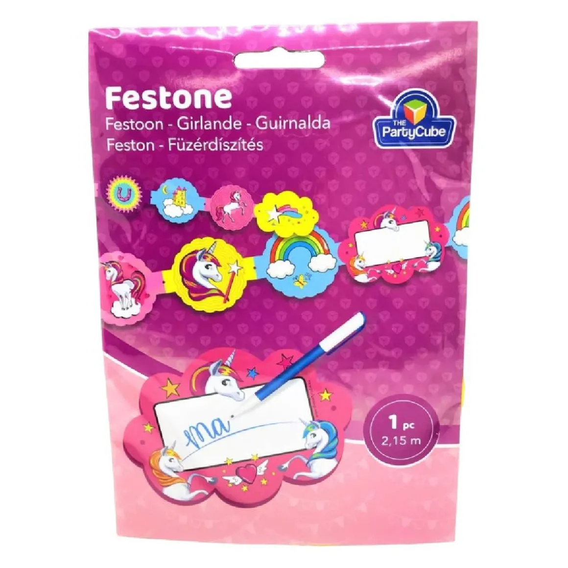 Guirnalda personalizable Unicornio