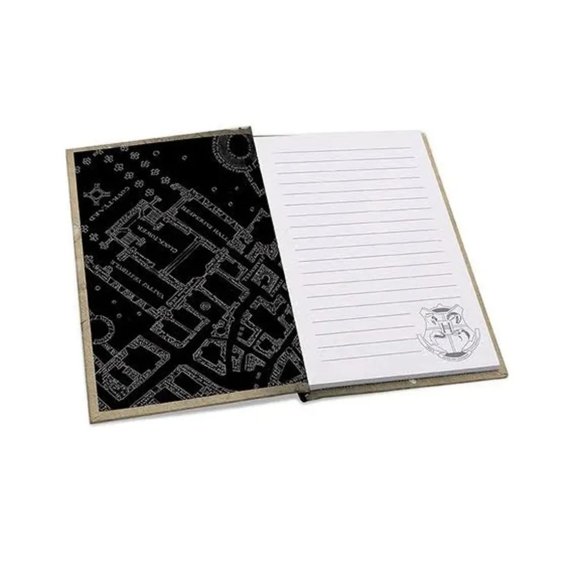 Harry Potter - Caja de regalo con tarjeta de merodeador, cristal XXL, pin's y cuaderno ㅤ