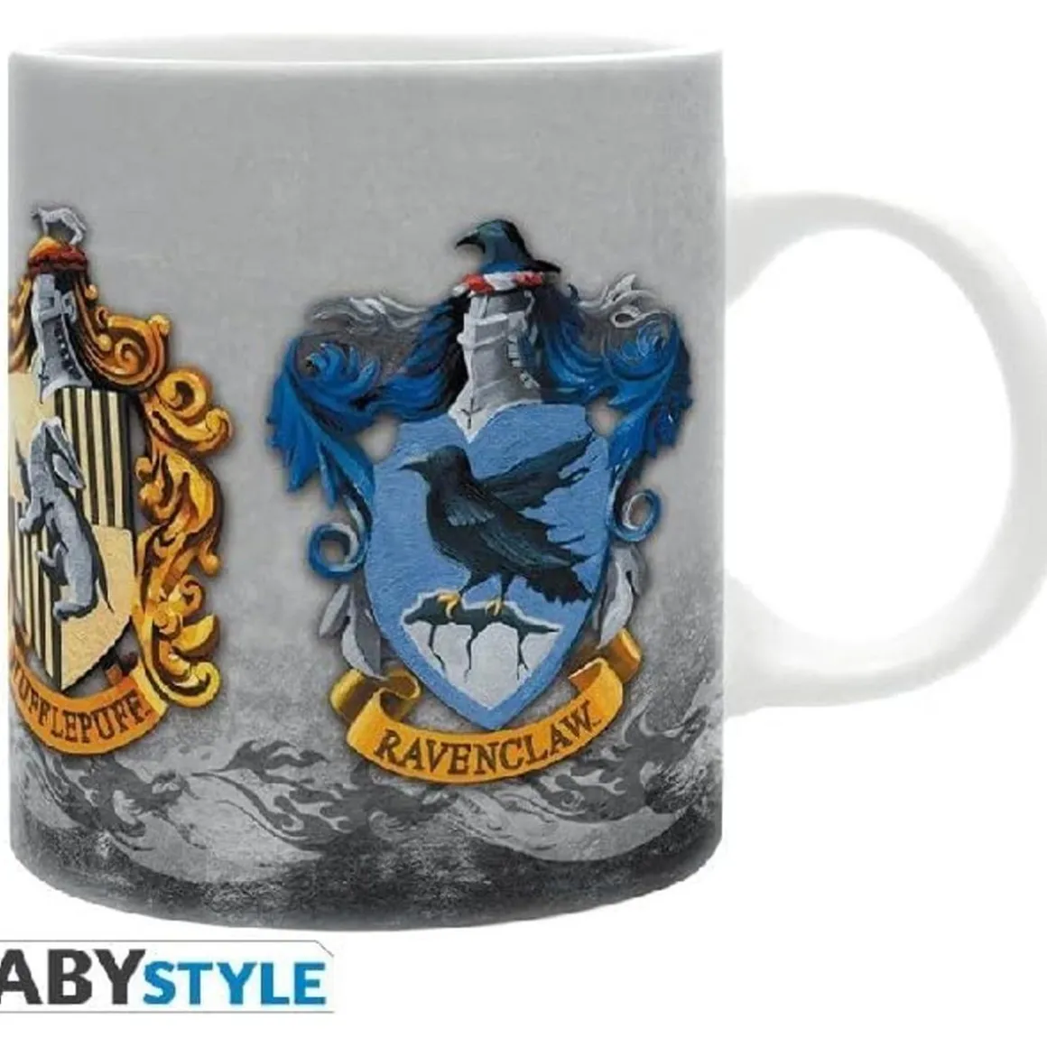 Harry Potter - Taza de 320 ml con diseño de las 4 casas de Harry Potter ㅤ