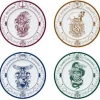 Harry Potter-Set de 4 platos casas Hogwarts