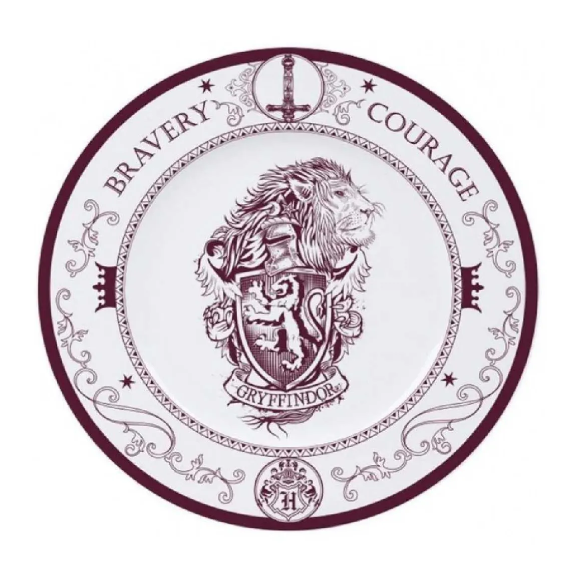 Harry Potter-Set de 4 platos casas Hogwarts