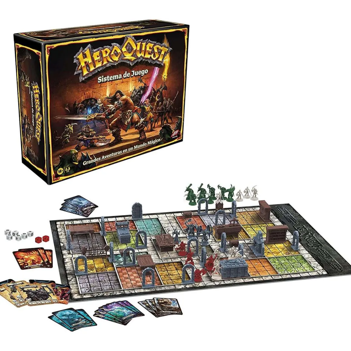HeroQuest - Avalon Hill - Sistema de Juego HeroQuest