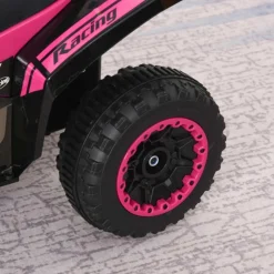 Homcom - Andador Quad Cuatrimoto Rosa HomCom
