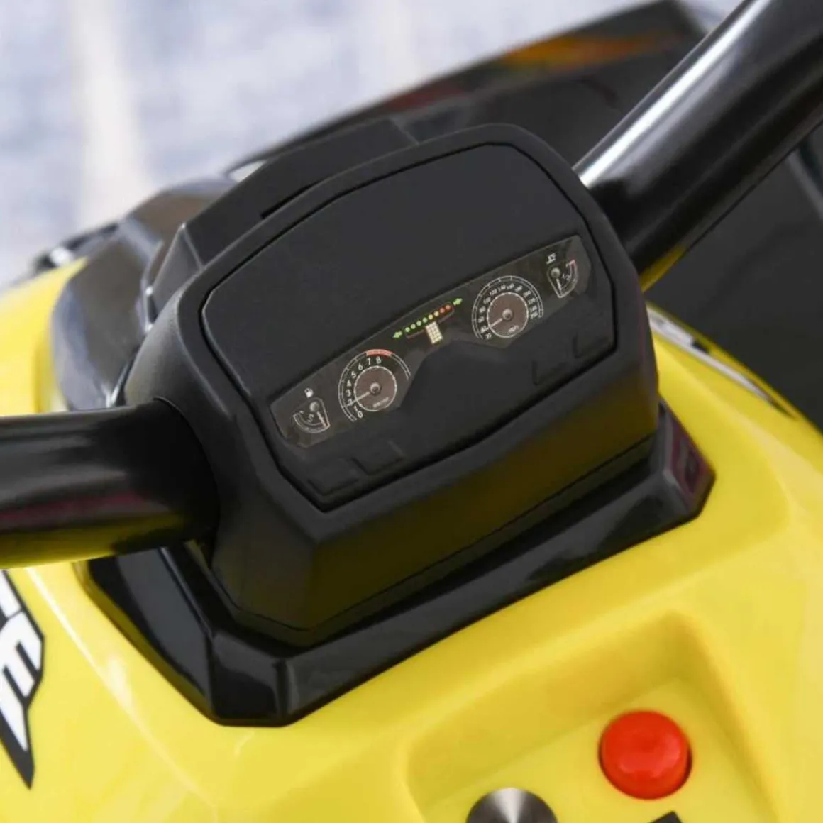 Homcom - Andador Quad Cuatrimoto Amarillo HomCom