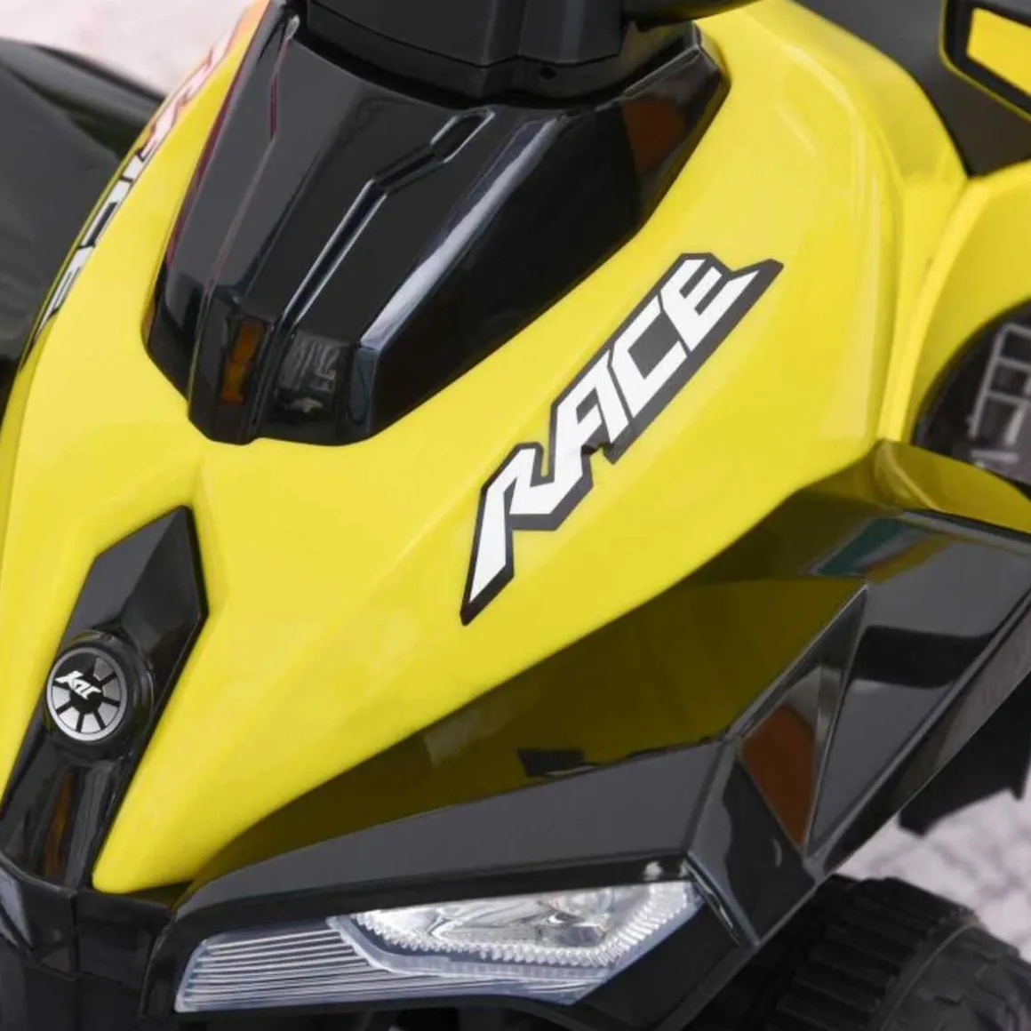 Homcom - Andador Quad Cuatrimoto Amarillo HomCom