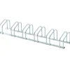 Homcom - Aparcamiento para 6 bicicletas Plata