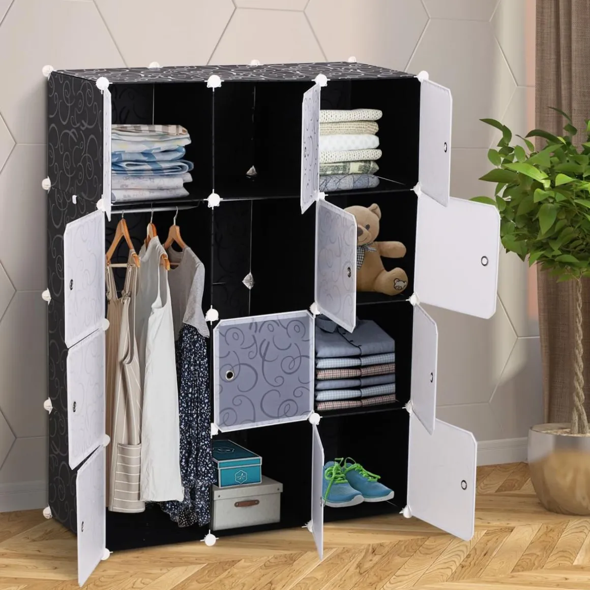 Homcom - Armario modular plástico