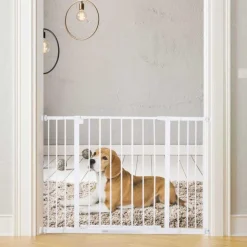 Homcom - Barrera Metálica para perro