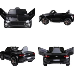 Homcom - Bentley GT Negro Batería con control remoto
