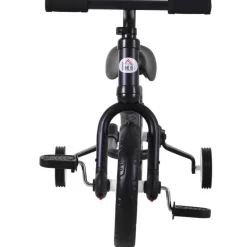Homcom - Bicicleta de Equilibrio con Pedales Negra HomCom