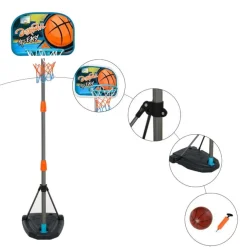 Homcom - Canasta con soporte ajustable