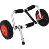 Homcom - Carro para transporte Kayak plegable