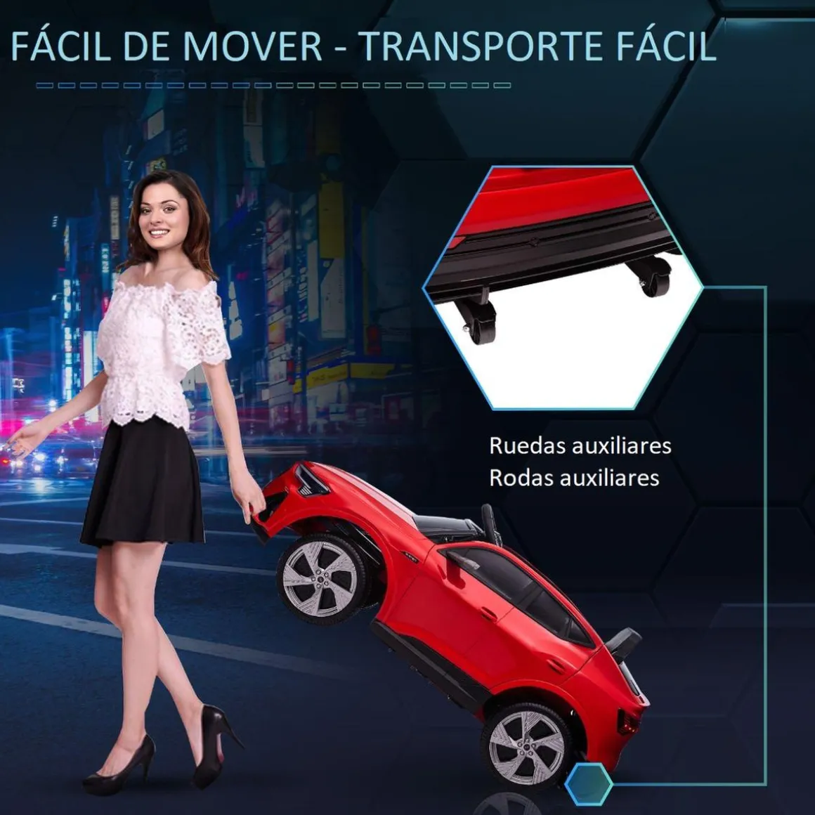 Homcom - Coche eléctrico Audi e-tron