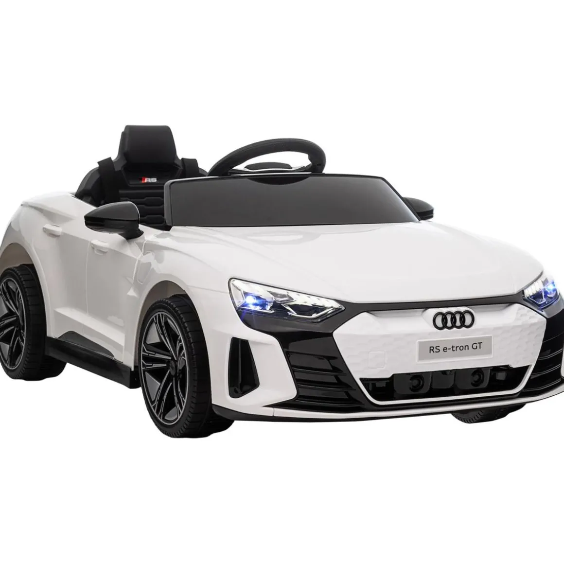 Homcom - Coche eléctrico Audi RS e-tron GT blanco