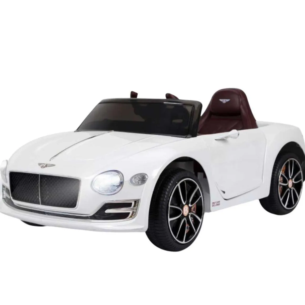 Homcom - Coche Eléctrico Bentley GT Blanco con control remoto