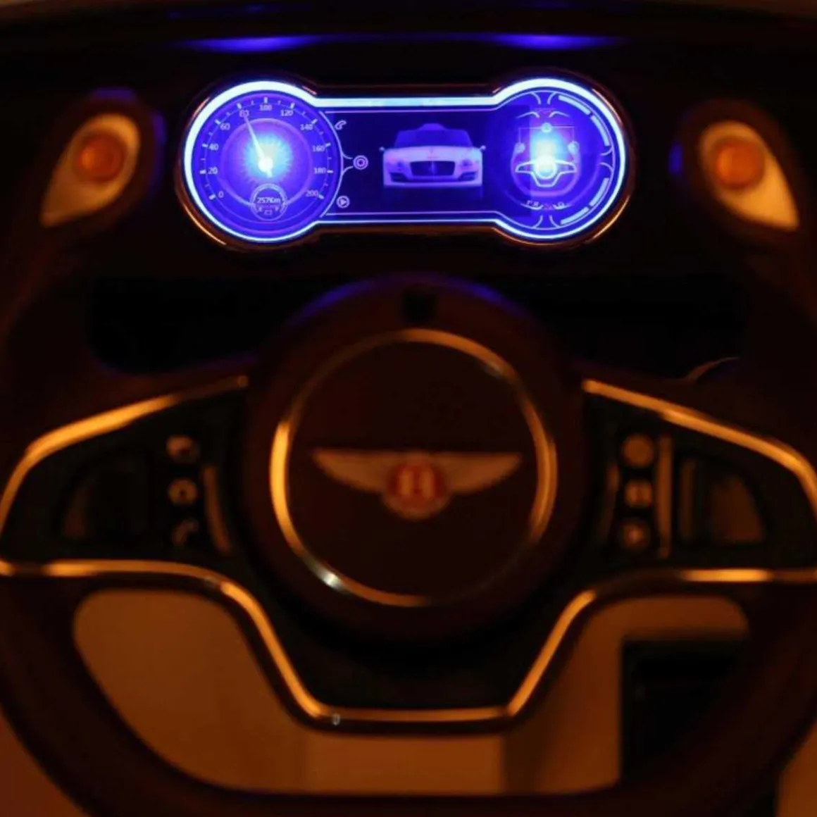 Homcom - Coche Eléctrico Bentley GT Blanco con control remoto