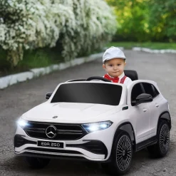 Homcom - Coche Eléctrico Mercedes-Benz EQA Blanco