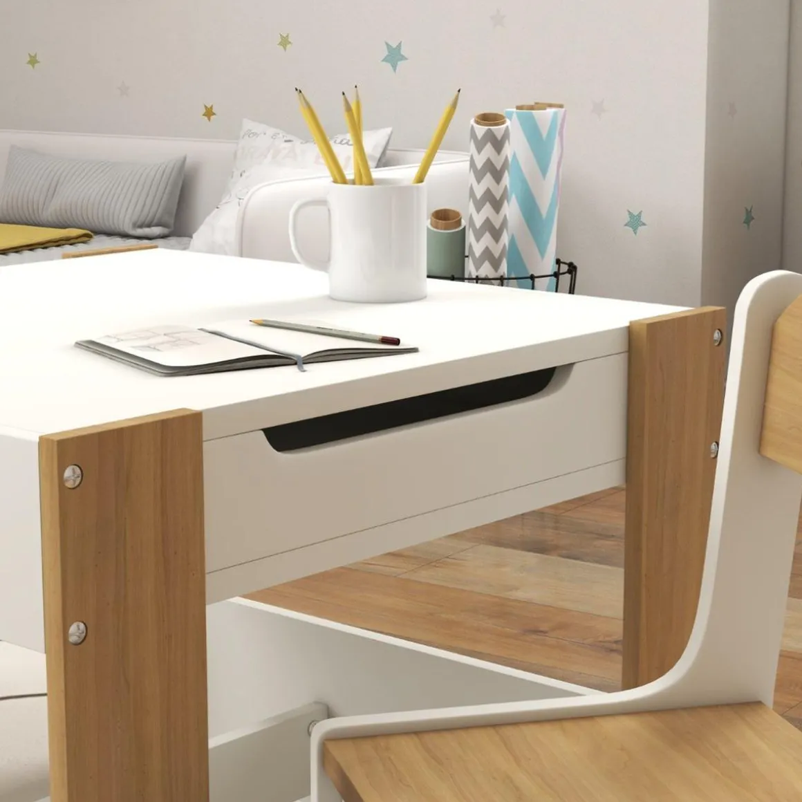 Homcom - Conjunto de Mesa con Sillas