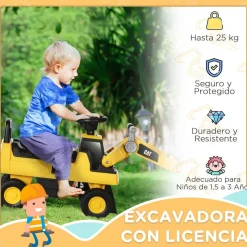 Homcom - Correpasillos Excavadora