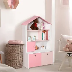 Homcom - Estantería de madera infantil